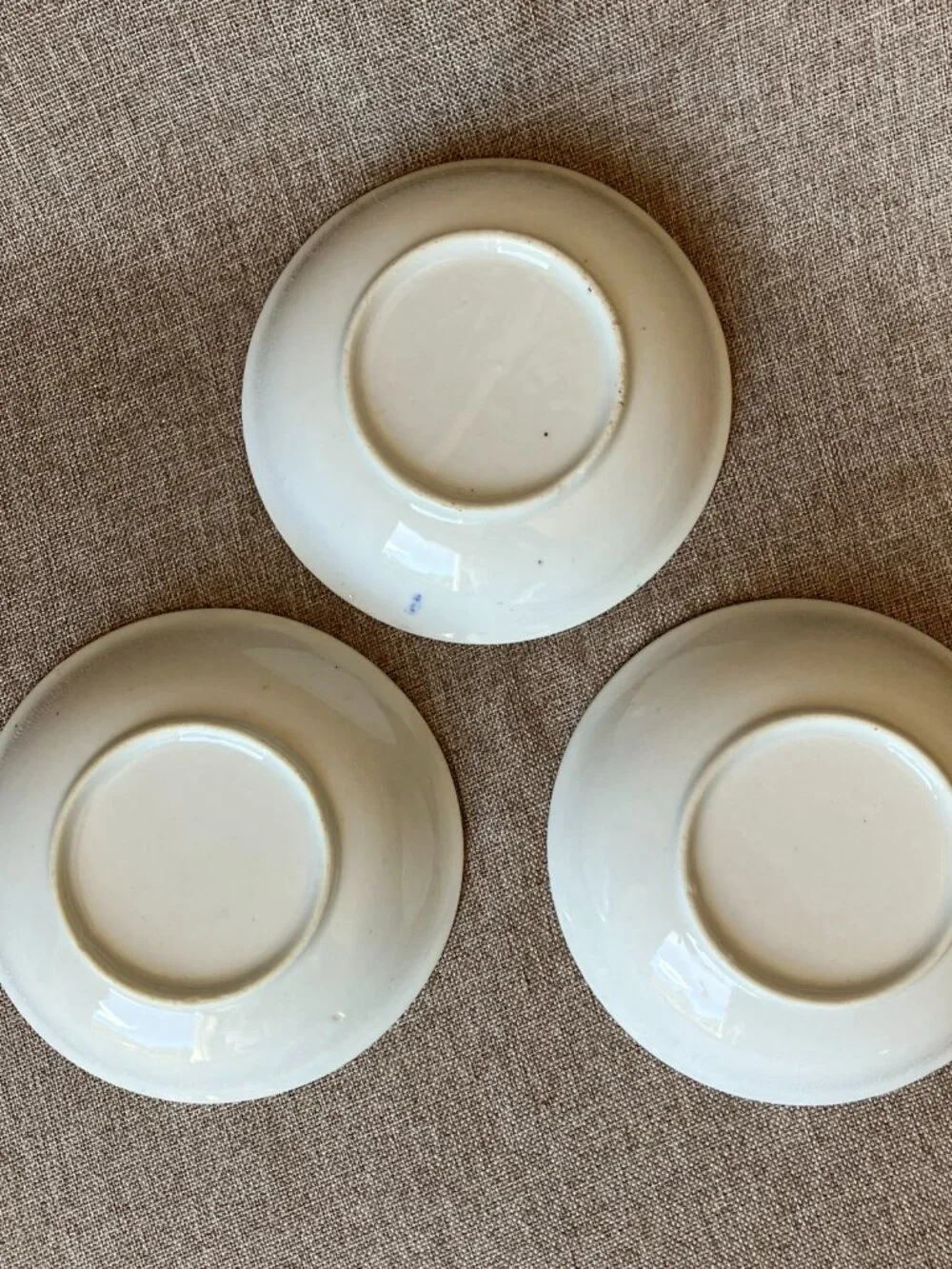 Vintage IDG Williams Sonoma Blue White Ceramic Cereal Bowls 5.75